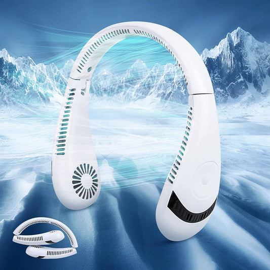 AuraBreeze Foldable Hands-Free Neck Fan