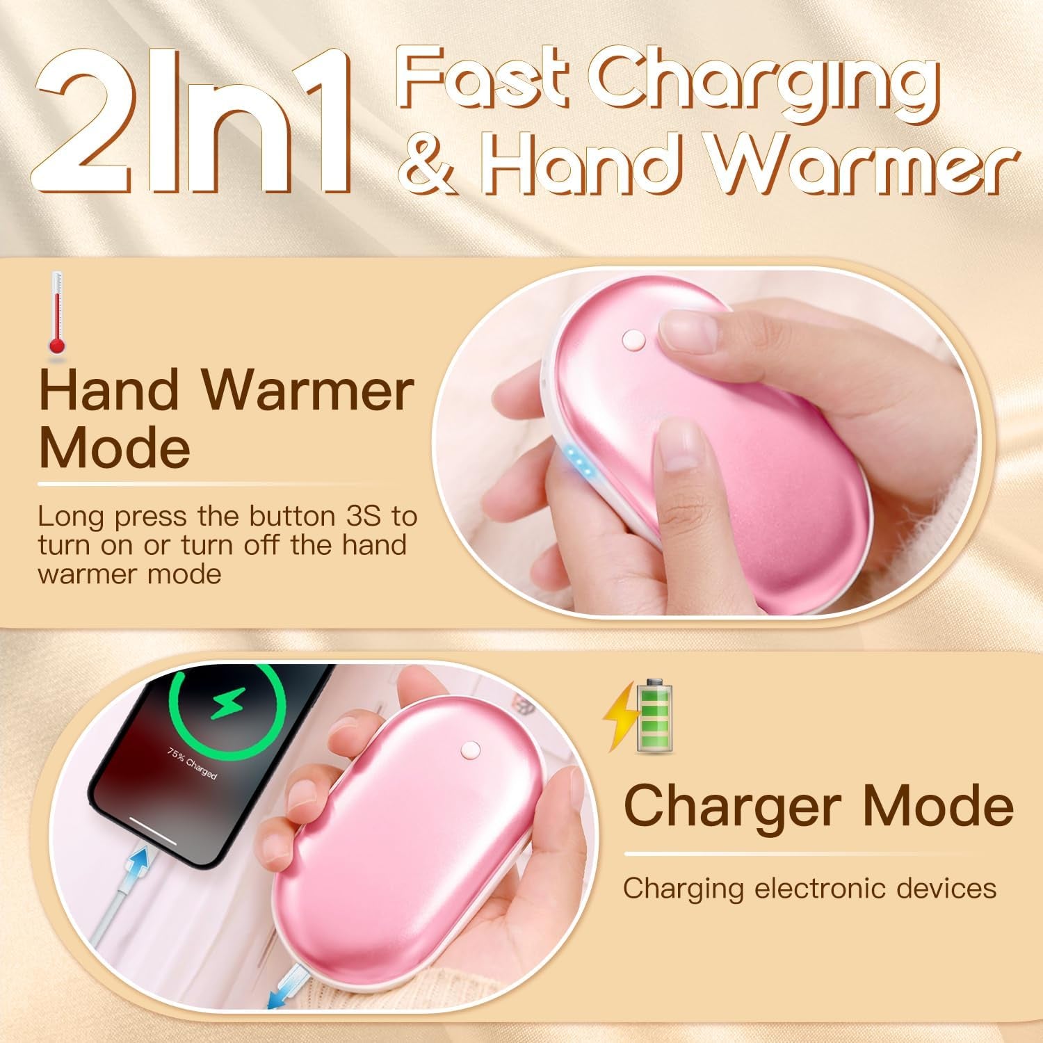  Portable Hand Warmers & Power Bank